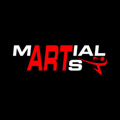 Martial Art Typography Logo Design