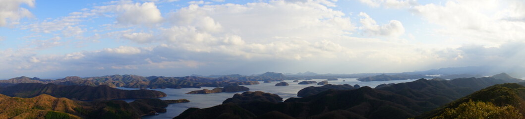 日本 長崎県 対馬 烏帽子岳展望台