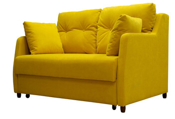 Sofa isolated on white background. Including clipping path