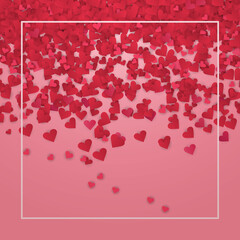 Heart Icon. Valentine's Day.Heart background.Vector Illustration