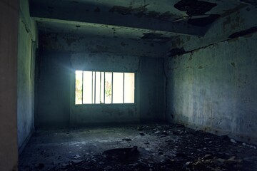 Fototapeta na wymiar abandoned room 