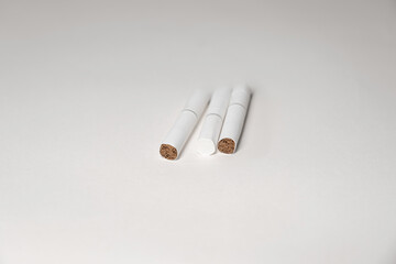 Tobacco sticks for smokeless smoking systems. Tobacco Heating System. Electronic Cigarette Technology, alternative smoking. Tobacco IQOS system.