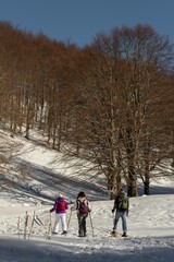 Ciaspolata sui Monti Simbruini. Monna dell'Orso - Monte Livata - Subiaco - Roma - Italia