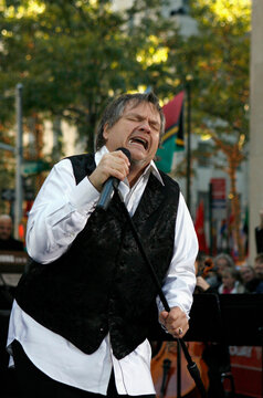 Singer Meat Loaf performs on NBC's "Today" show in New York