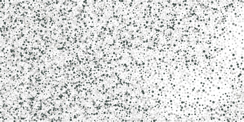 Silver glitter confetti. Light background. White abstract texture. Vector abstract graphic design. New Year Christmas. Silver glitter background. Vector elegant invitation template.