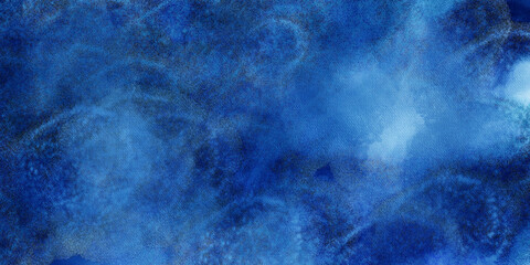 Watercolor blue pastel background hand painted. aquarelle colorful stains on paper. abstract blue grunge background. Background of dyed fabric. Beautiful abstract background. Sky, sea, blue background