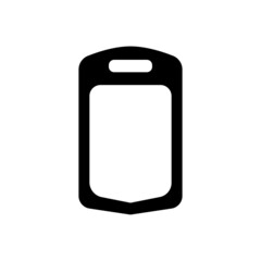 cutting board flat design vector template