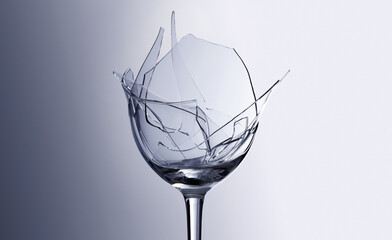 zerbrochenes Glas