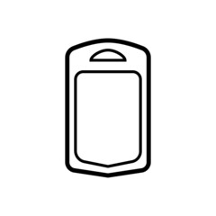 cutting board flat design vector template