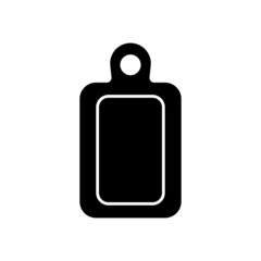 cutting board flat design vector template