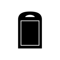 cutting board flat design vector template