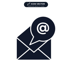 email icon symbol template for graphic and web design collection logo vector illustration