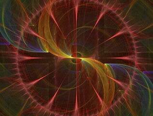 Imaginatory fractal abstract background Image