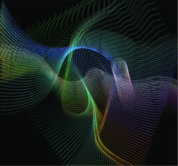 Abstract background with lighting effect. Vector 