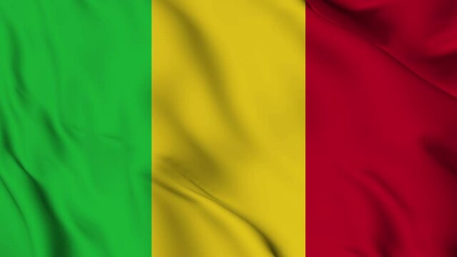 Flag of Mali. High quality 4K resolution