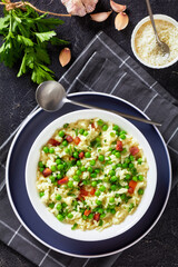 Risi e Bisi, Venetian Risotto with Spring Peas