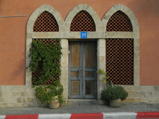 Fototapeta na wymiar Old house in Jaffa