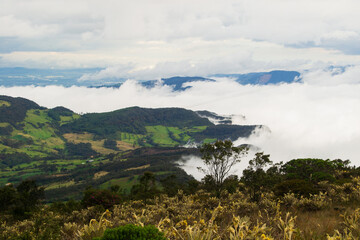 Fototapeta premium Clouds in the moorland