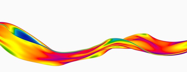 colorful flow poster. Wave Liquid shape