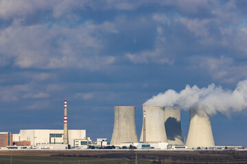 Nuclear power station Dukovany, Vysocina region, Czech republic