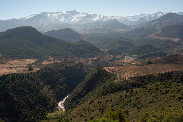 moroccan mountains and valley
