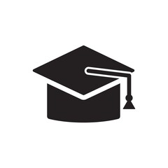 Graduation cap icon ( vector illustration )