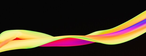 Background with an abstract liquid color flow and motion of a wavy