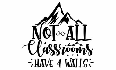 Not all classrooms have 4 walls  SVG cut file