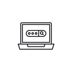 Search engine optimization, web search flat business vector illustration design banner. SEO, browser search, search bar design for mobile and web graphics. Website search vector icon.