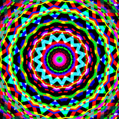A beautiful multicolor abstract geometric kaleidoscope background