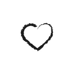 Fototapeta na wymiar Vector image. Heart, symbol of love.