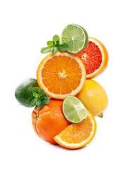 Balance of citrus fruits.