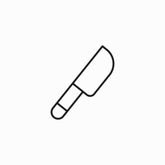 The knife icon. Chopper Knife symbol. Flat. Knife vector icon. Knife flat sign design. Knife symbol pictogram