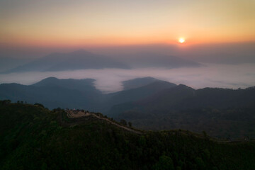 Doi Pha Tang Noen Sea Mist Viewpoint 104 Chiang Rai Province, Thailand