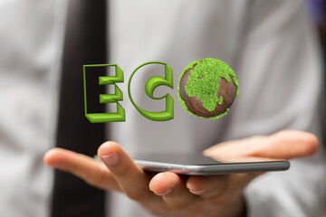 Ecology and go green symbol