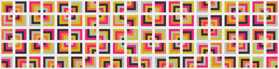 Abstract Geometric Pattern generative computational art illustration