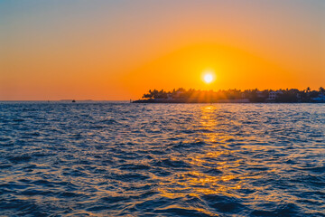 Sunset Mallory Square Dock Key West Florida