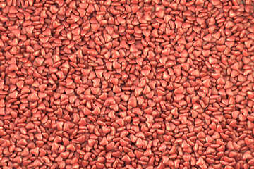 background of small red hearts, 3d render