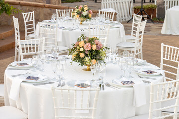wedding table setting