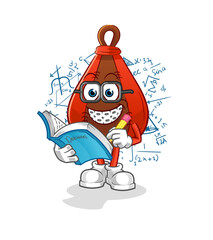 speed bag geek cartoon. cartoon mascot vector