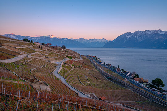 Lavaux sunset