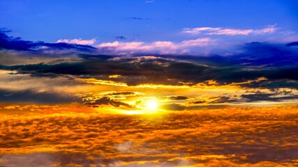 Fototapeta premium beautiful sunset