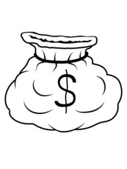 Sack Dollar Symbol 