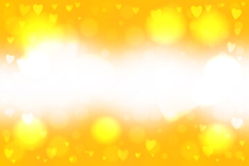 Abstract hearts lights background