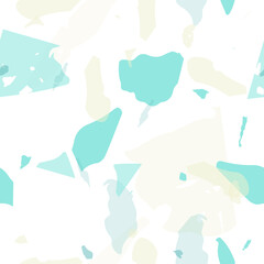Terrazzo seamless pattern. Pastel  venetian