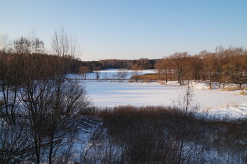 landscape with lake