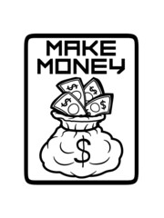 Make Money Schild 