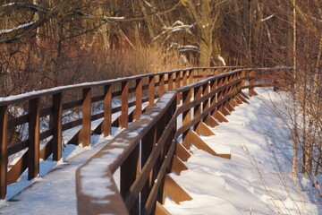 bridge in winter