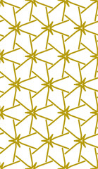 pattern with golden stars seamless background 