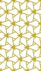 pattern with golden stars seamless background 